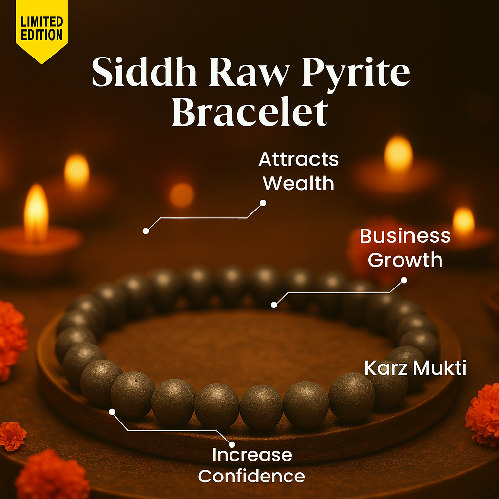 Siddh Raw Pyrite Bracelet