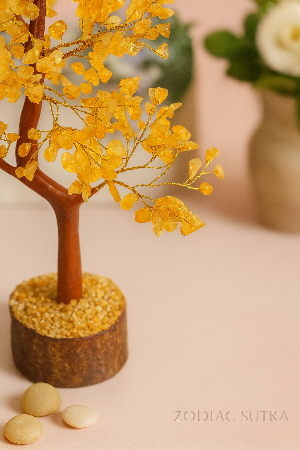 Citrine Crystal Stone Tree for Health