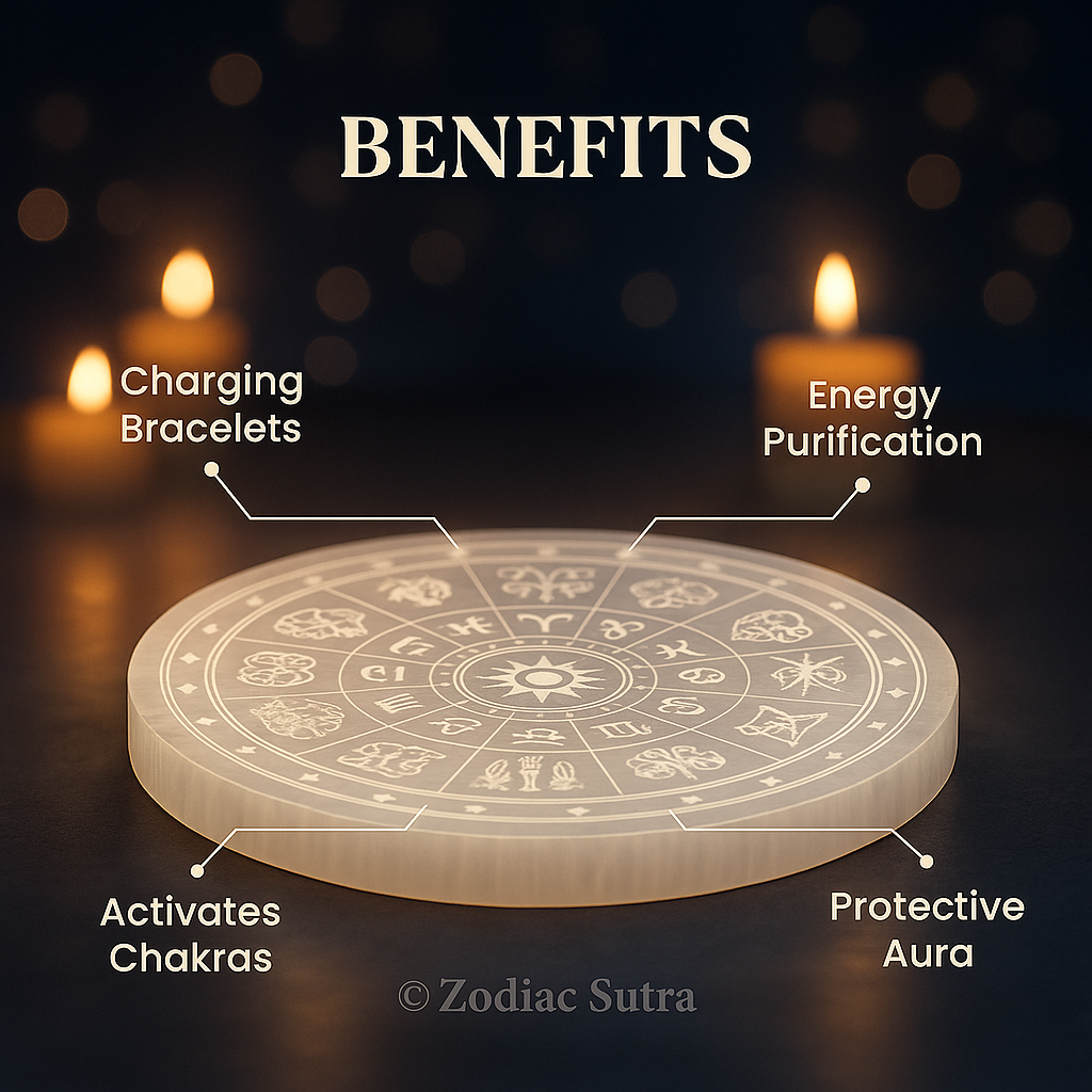 Energised Selenite Plate - 10x Stronger