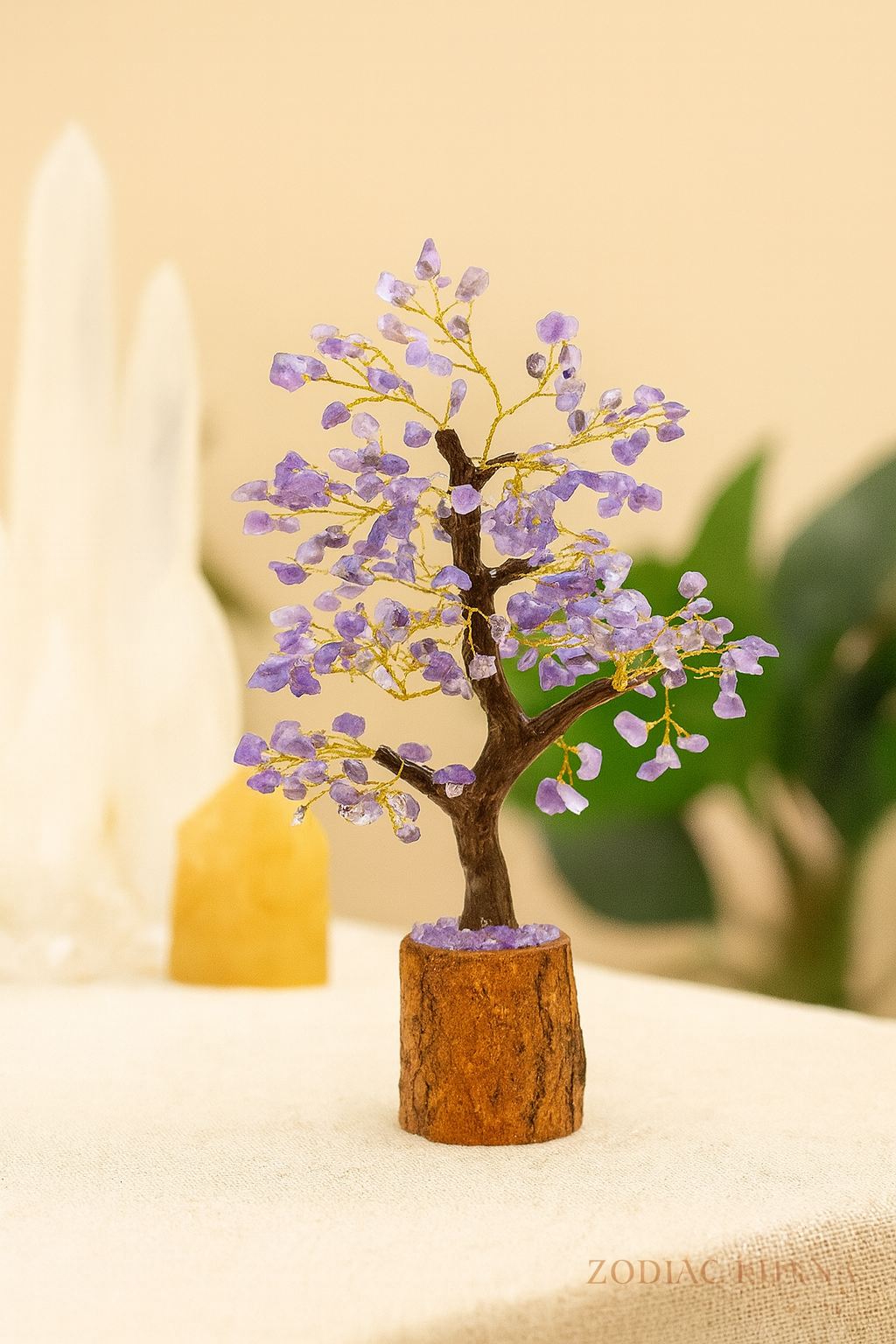 Amethyst Crystal Feng Shui Tree for Career