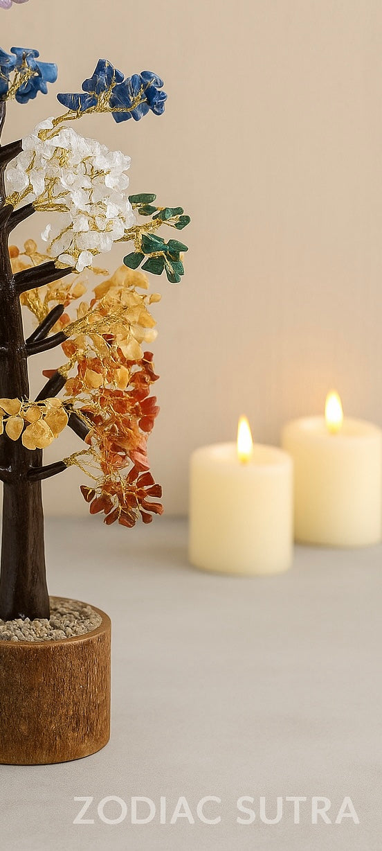 7 Chakra Crystal Feng Shui Tree