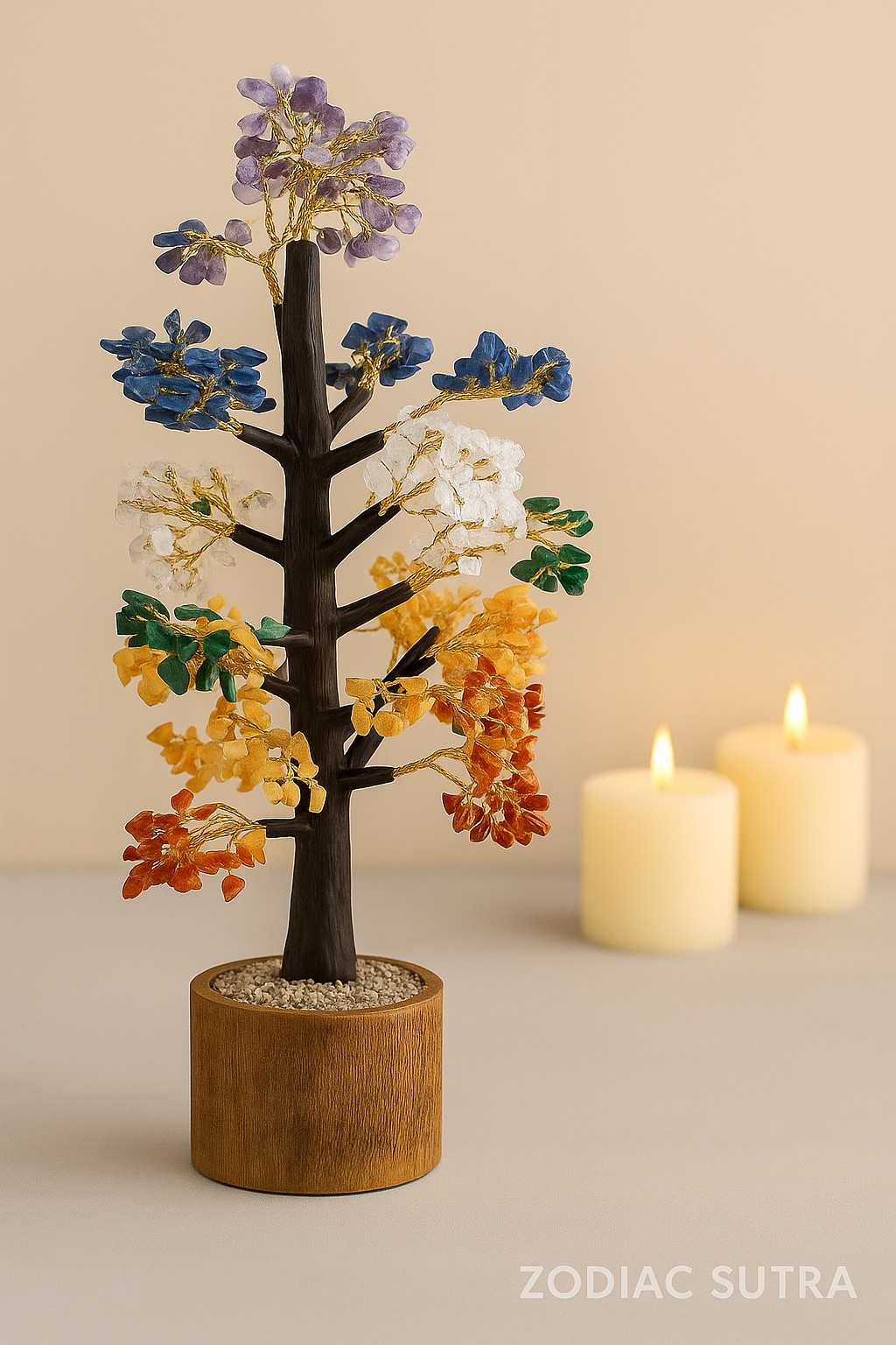 7 Chakra Crystal Feng Shui Tree