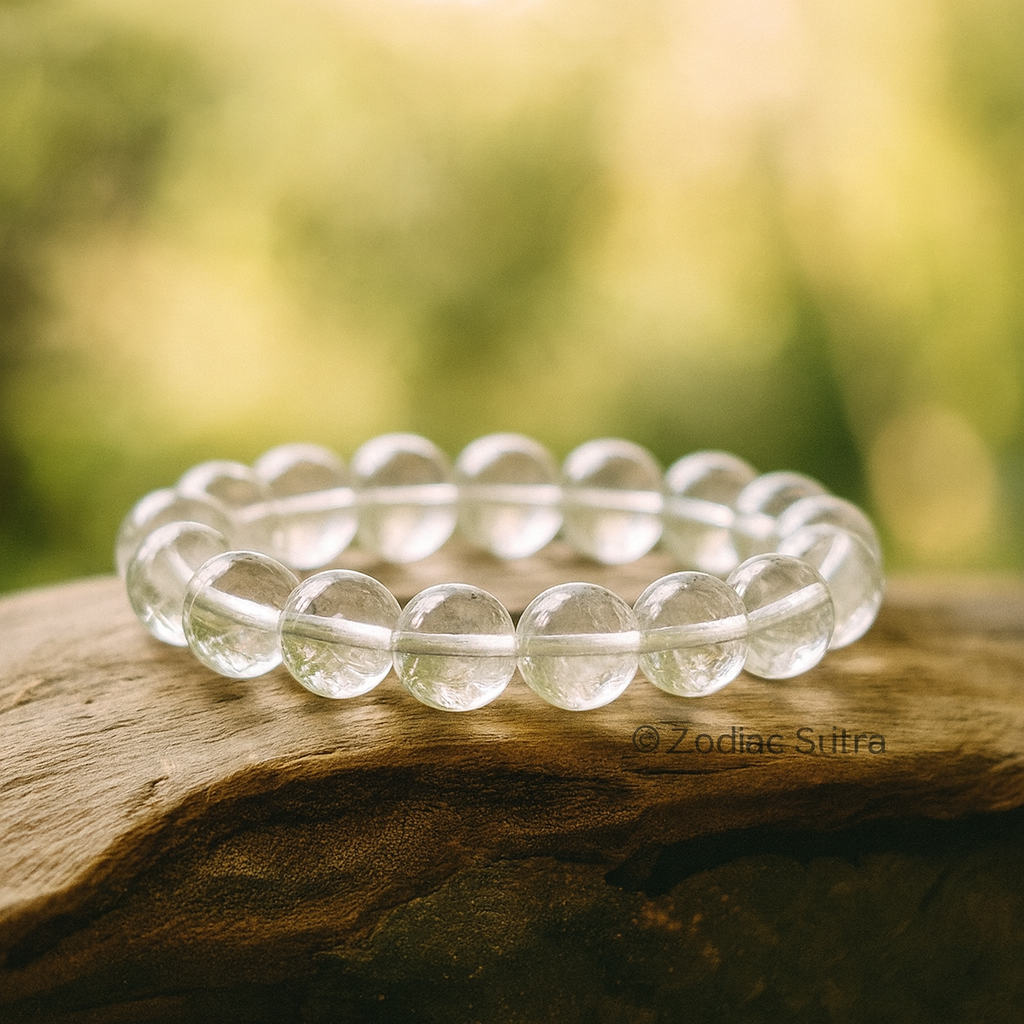 Natural Sphatik Crystal Bracelet