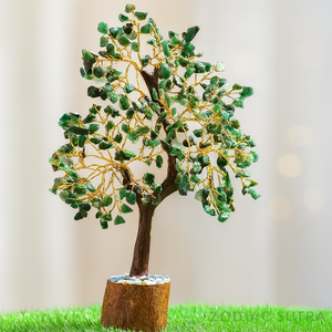 Green Aventurine Good Luck Stone Tree