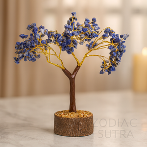 Lapis Lazuli Crystal Feng Shui Tree for Love