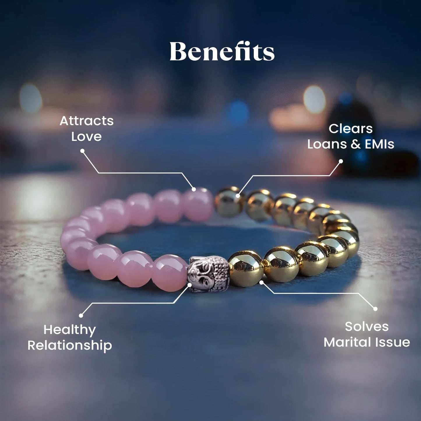 Energised Money and Love Attractor Bracelet - 10x Stronger